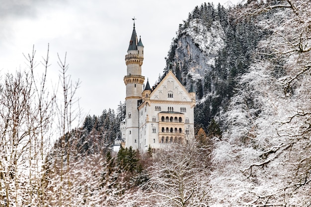 Le château royal de Neuschwanstein en Bavière, Allemagne