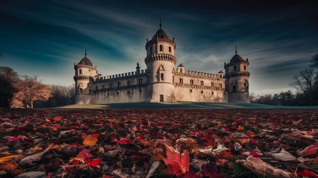 Photo le château de ségovie en novembre