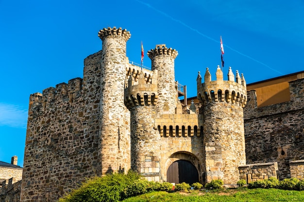 Château des templiers à ponferrada espagne