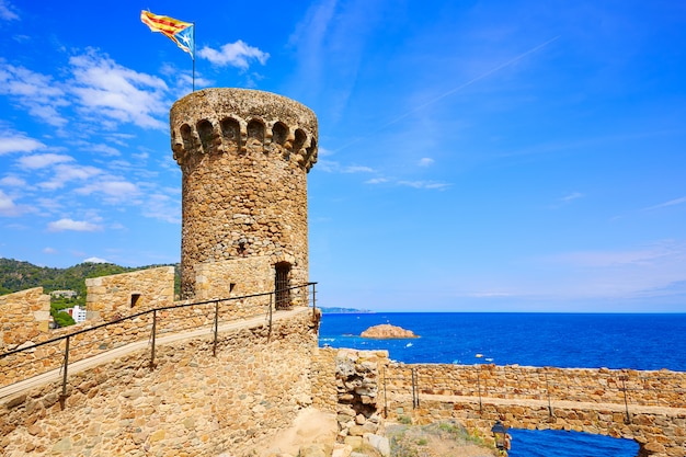 Château de Tossa de Mar sur la Costa Brava en Catalogne