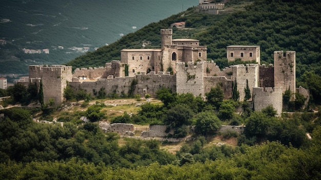 Le château de la vieille ville de kotor