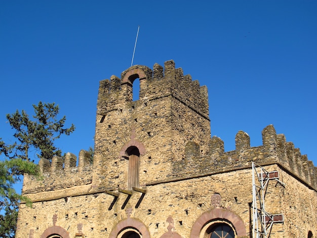 Le château de la ville de Gondor, Ethiopie