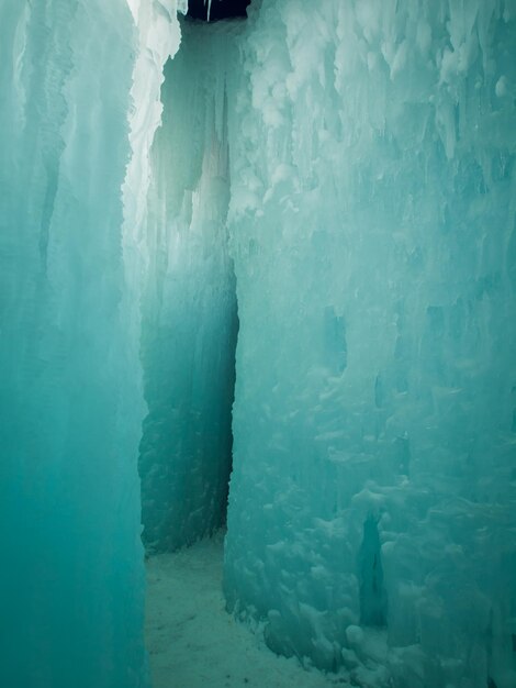 Châteaux de glace de Siverthorne, Colorado.