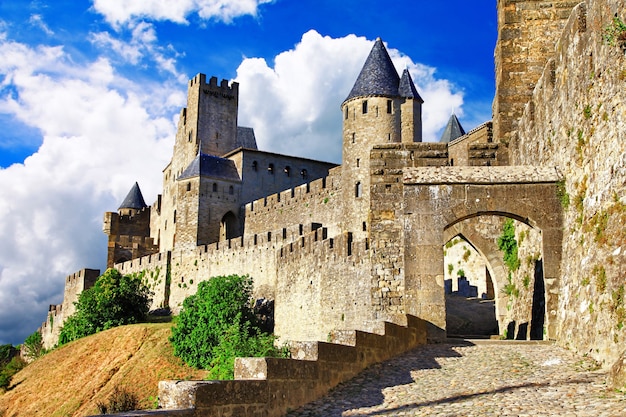 Châteaux médiévaux de France, Carcassonne, la plus grande forteresse d'Europe