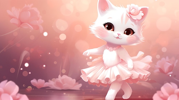 Chaton ballerine