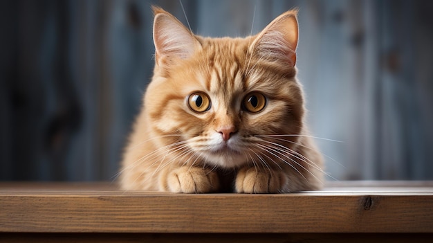 Un chaton mignon avec des yeux violets.