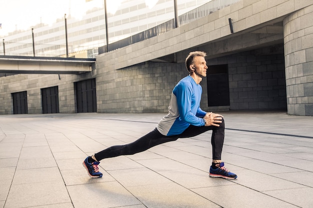 Échauffement et préparation pour le jogging