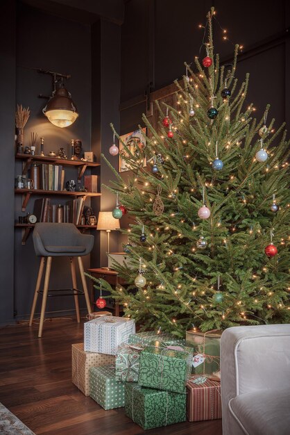 Chauffer une chambre cosy décorée pour les fêtes de noël