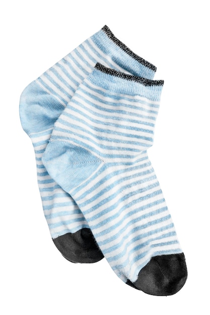 Chaussettes rayées isolées