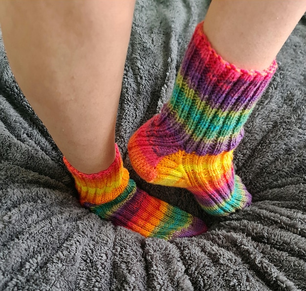 Chaussettes tricotées