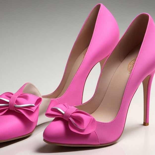 une chaussure rose féminine élégante