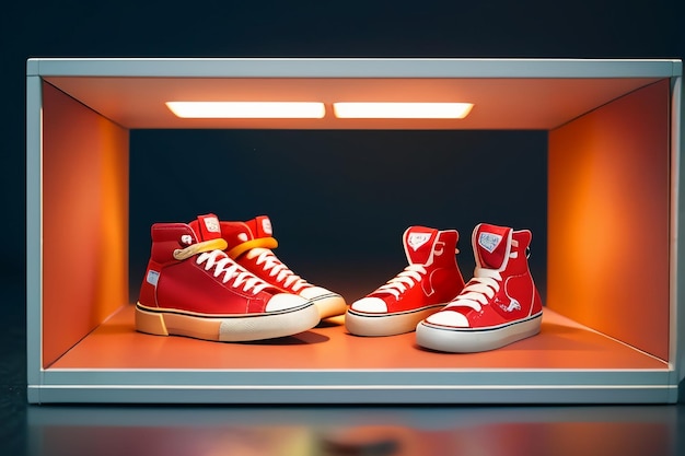 Chaussures de basket-ball chaussures de sport chaussures décontractées différents types de chaussures arrière-plan de l'affichage du produit
