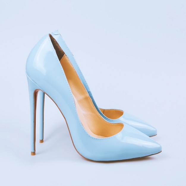 Chaussures bleues femmes