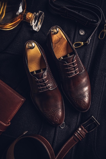 Chaussures en cuir pour hommes