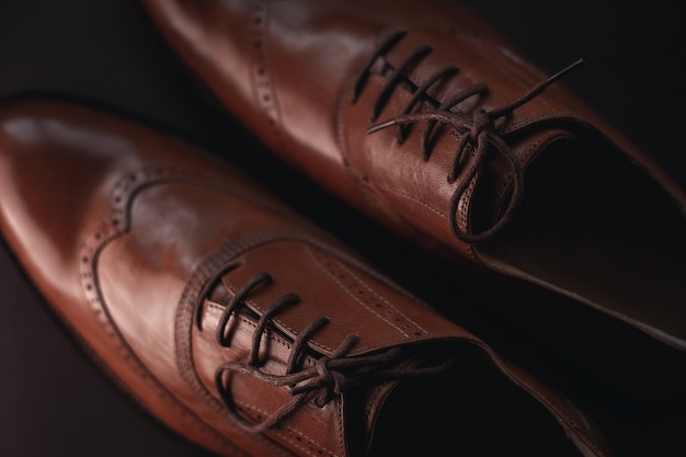 Chaussures Oxford marron classiques