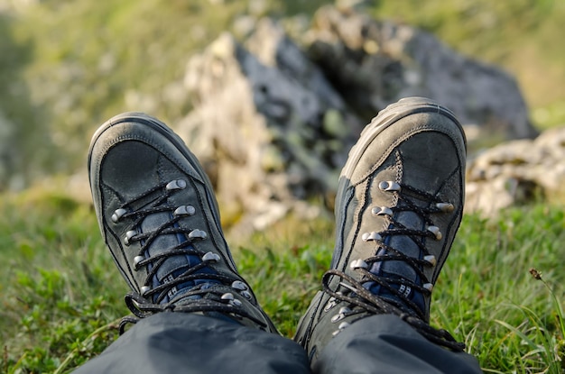 Chaussures de randonnée en montagne