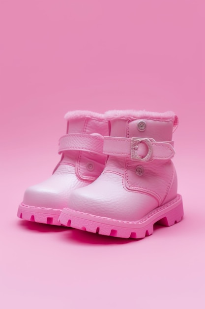 Des chaussures roses pour femmes sur le fond