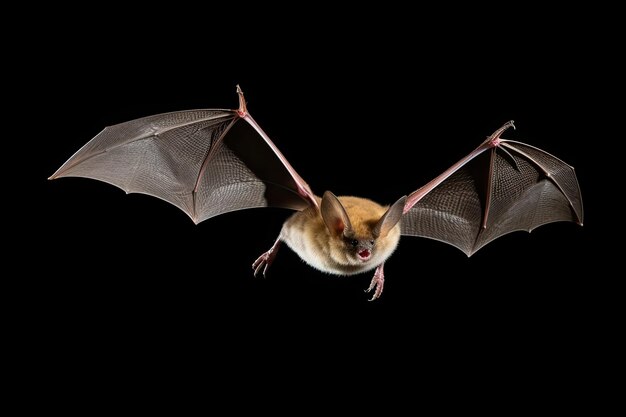 Photo la chauve-souris réaliste isolée