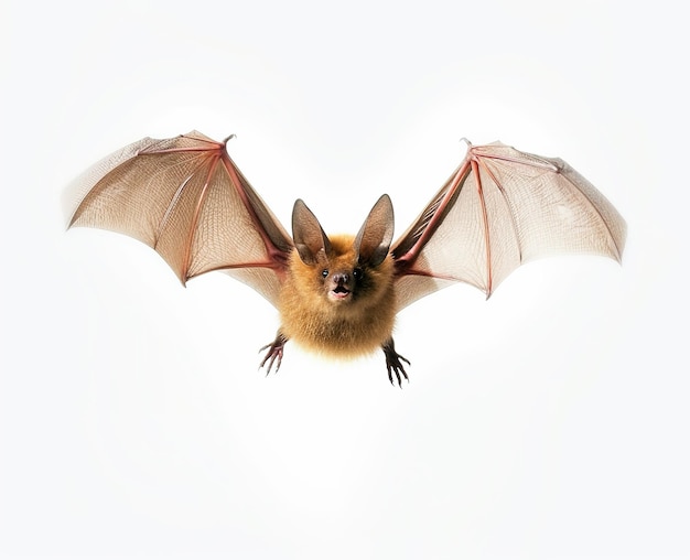 Chauve-souris volante isolée sur fond