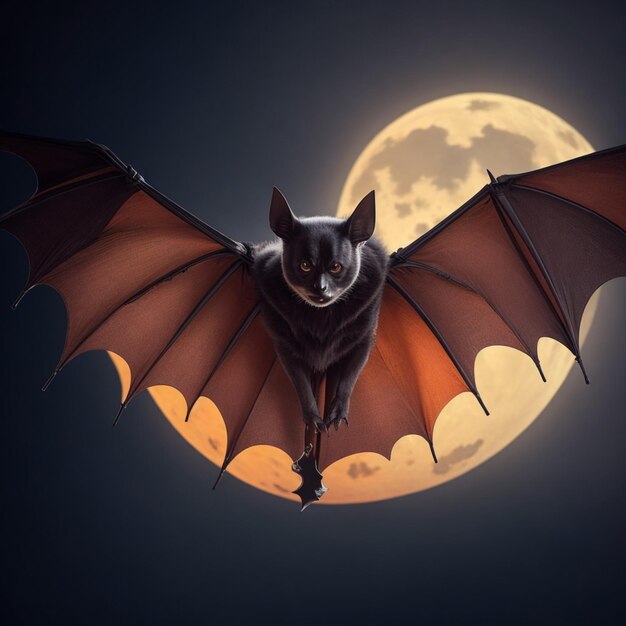 Photo des chauves-souris d'halloween