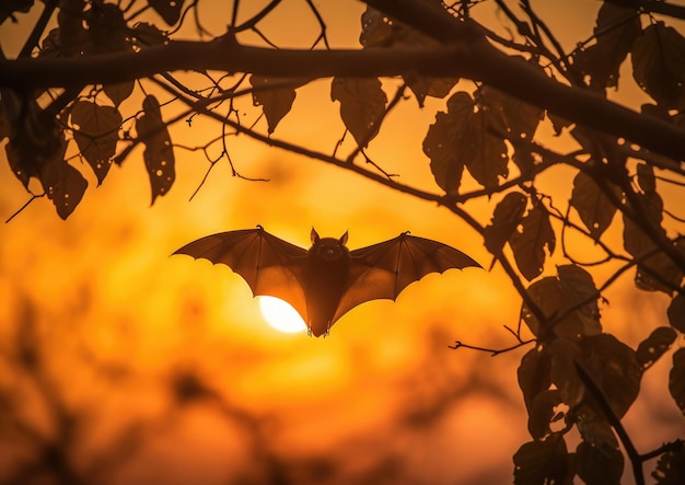 Photo les chauves-souris sont des mammifères de l'ordre des chiroptères