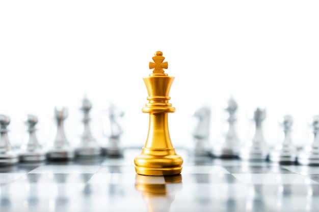 Échecs de roi d'or sur le conseil