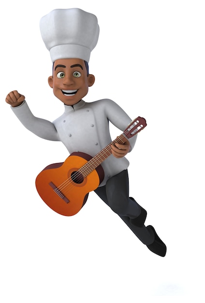 Chef amusant - Illustration 3D