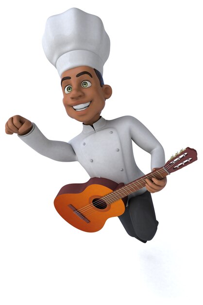 Chef amusant - Illustration 3D