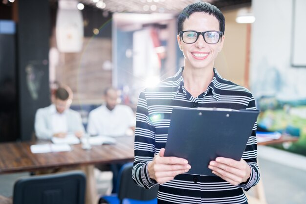 Chef d'entreprise au bureau