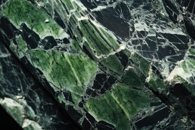 Photo un chef-d'œuvre de la nature une texture hypnotisante de pierre d'éclogite révèle la beauté ancienne de la terre