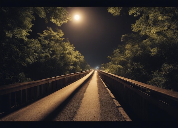 Un chemin dans la forêt sombre