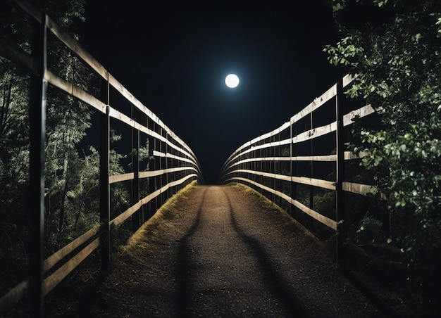 Un chemin dans la forêt sombre