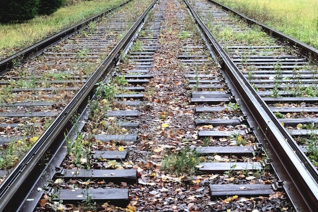 Le chemin du chemin de fer va au loin