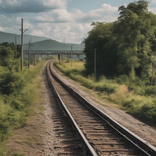 Le chemin de fer dans les campagnes a été généré