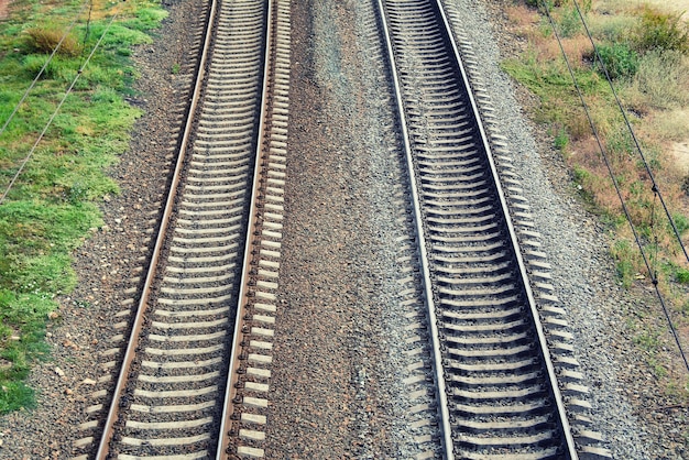 Chemin de fer à deux voies