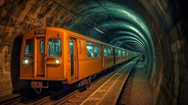 Le chemin de fer souterrain génère de l'IA