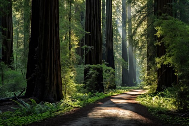 Le chemin de la forêt brumeuse