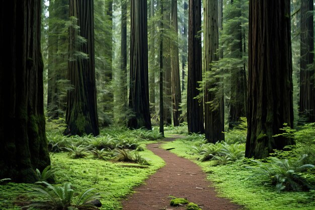 Le chemin de la forêt brumeuse