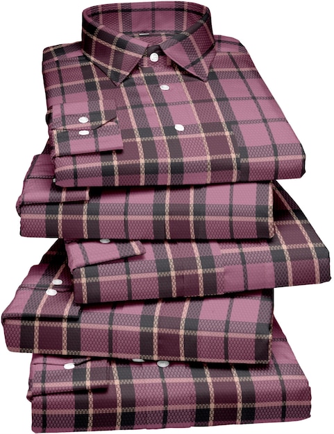 Chemise à carreaux texturée saison automne