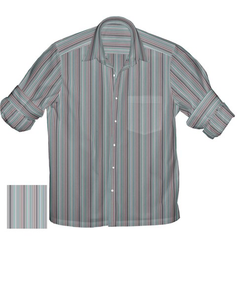 Chemise Illustration facile d'entretien