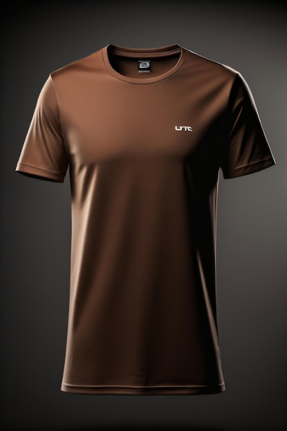 Une chemise marron avec le mot url dessus