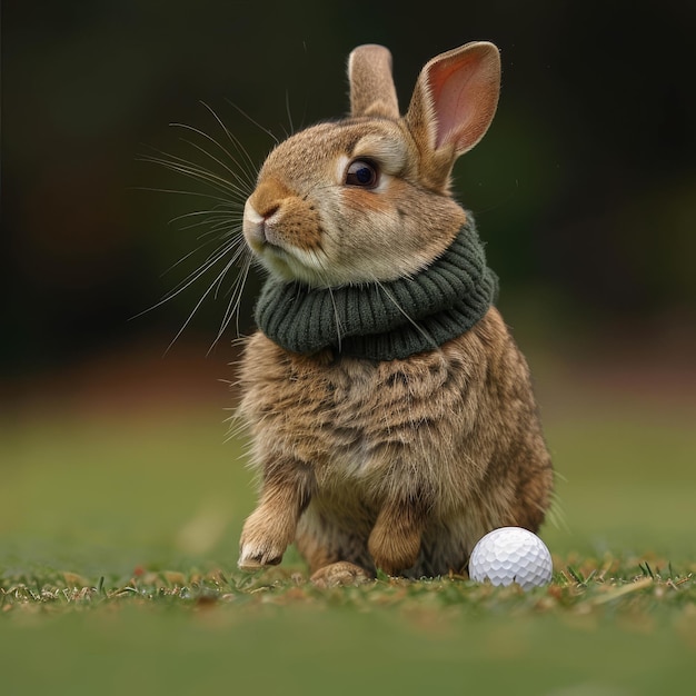 Une chemise de polo à lapin de golf