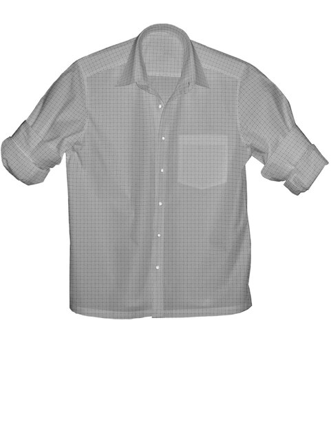 une chemise texturée dobby pour homme coupe classique