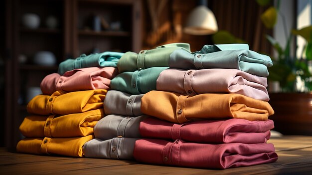 Chemises à la mode colorées