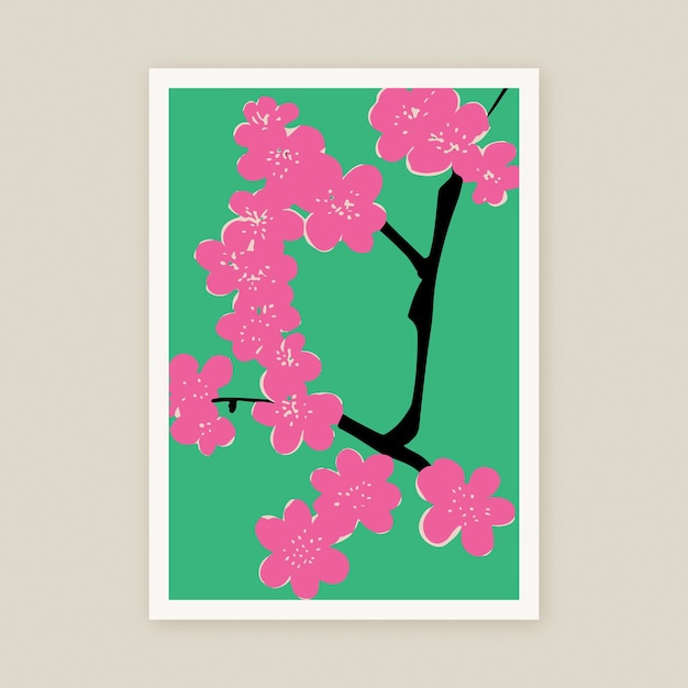 Cherry blossom illustration