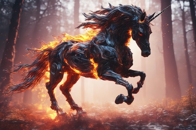 le cheval du feu