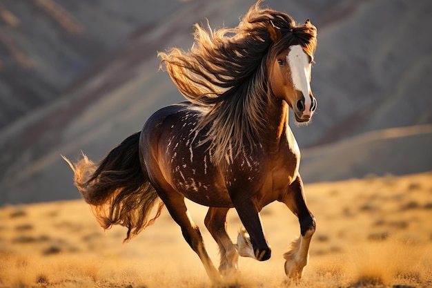 Le cheval mustang élégant génère ai