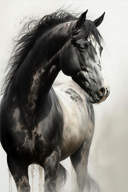 Cheval noir