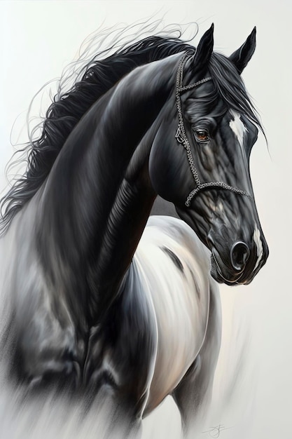 Cheval noir