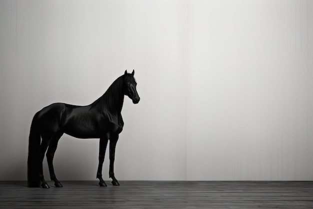 le cheval noir